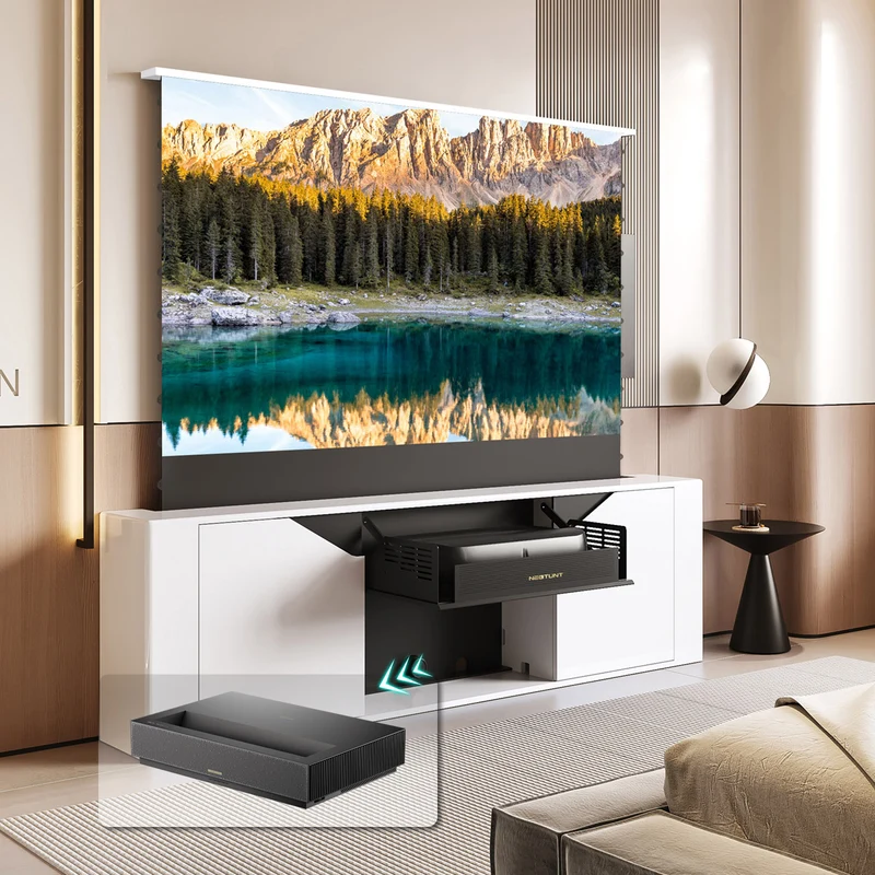 Bundle 80/88inch R30 Laser TV Cabinet & Formovie Cinema Edge UST Projector & CLR CBSP Screen