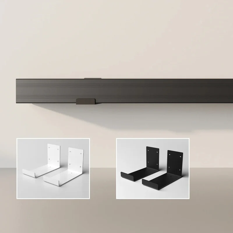 WUPRO Cinema Wall Brackets For LeApex Floor Rising Screen（Including 2 Bracket)