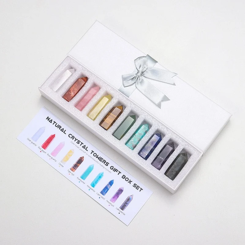 Meditation Crystals Towers Box Set