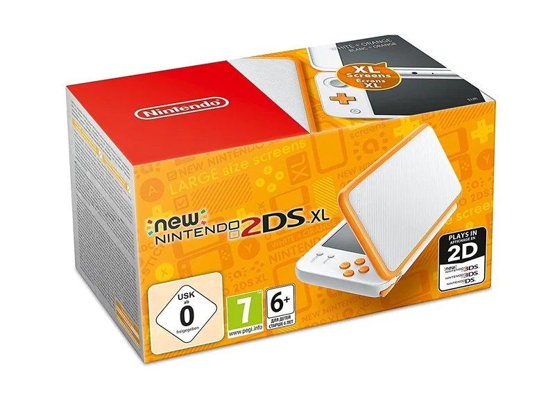 Nintendo New 2DS XL (Blanche et orange ) 0045496504564