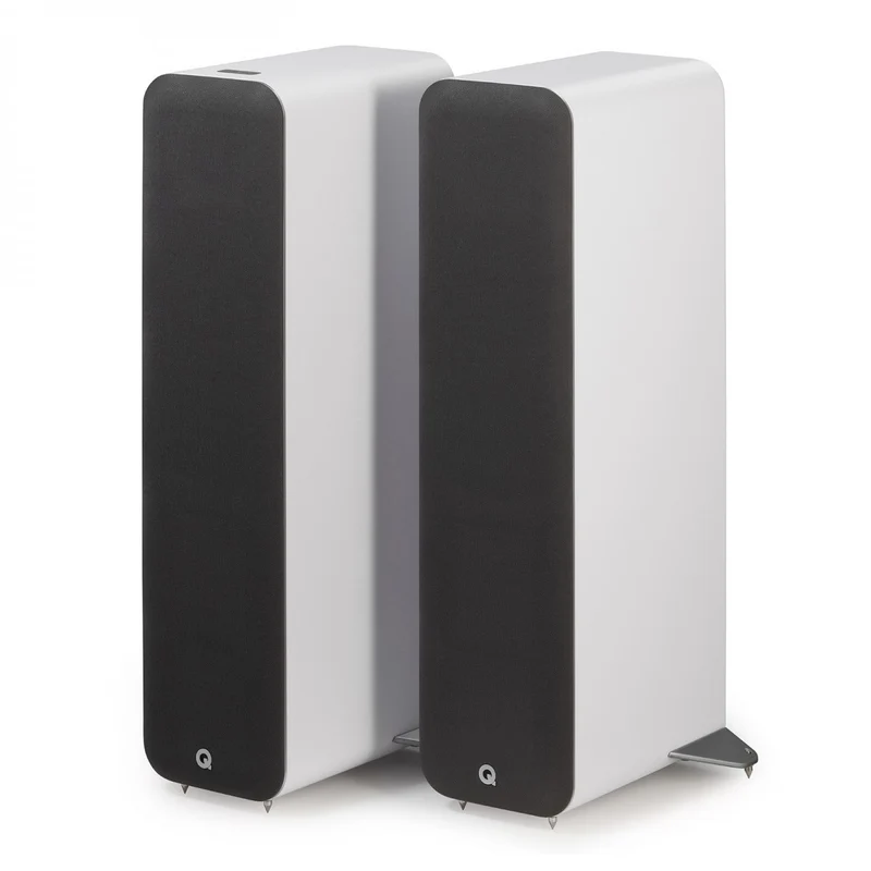 Q Acoustics M40 Powered Bluetooth Floorstanding Speakers Pair White