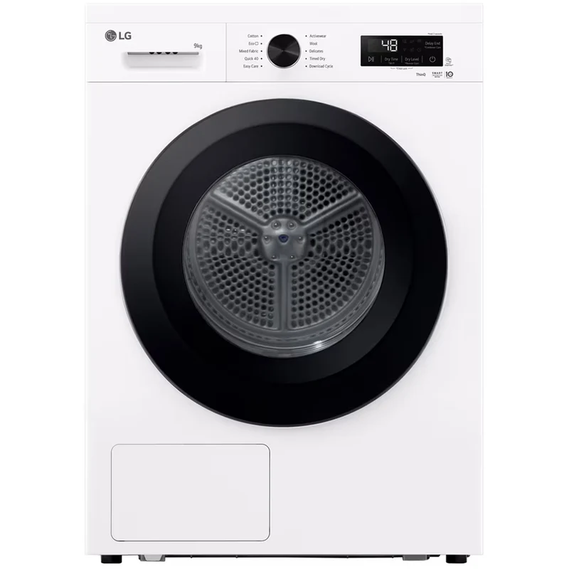 LG Series 2 ThinQ RHX1009NWK 9kg Heat Pump Tumble Dryer White - A+++ Rated