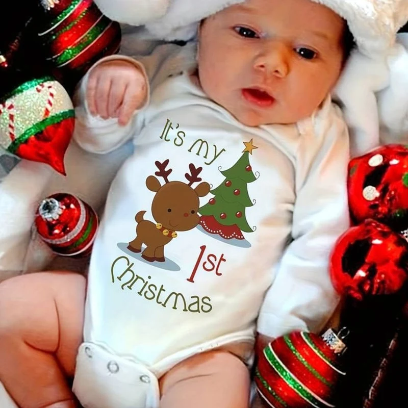 My First Christmas Baby Onesie