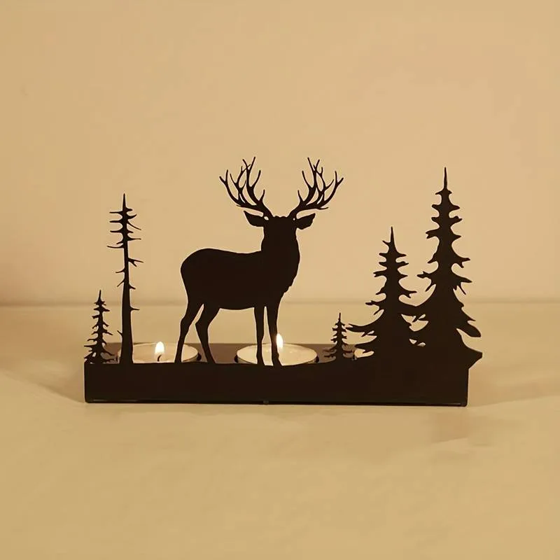 Reindeer Tealight Candle Holder