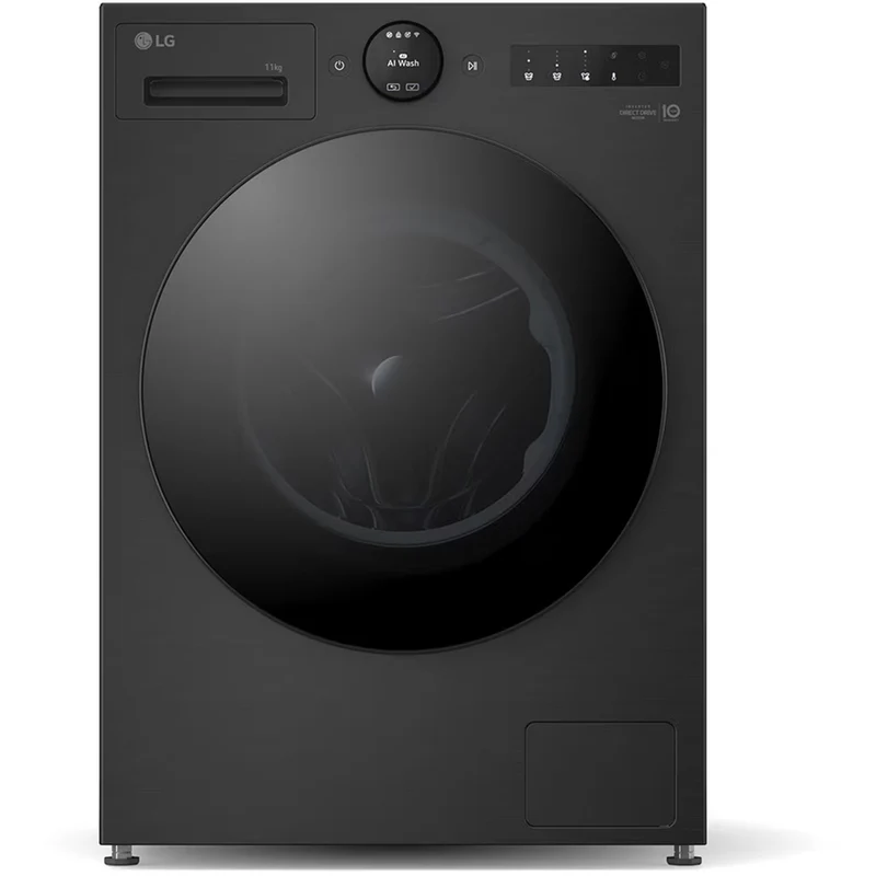 LG Series 7 AI Direct Drive F4X7011TBB 11 kg 1400 Spin Washing Machine Matte Black - A Rated