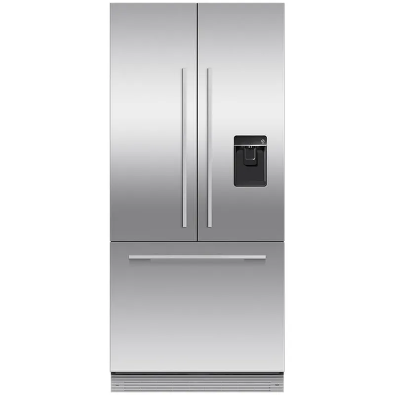 Fisher and Paykel RS80AU3 Integrated Plumbed-In American Fridge Freezer With Ice Maker