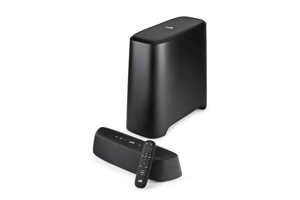 Polk MagniFi Mini AX Ultra compact Dolby Atmos and DTS X Sound Bar and Subwoofer