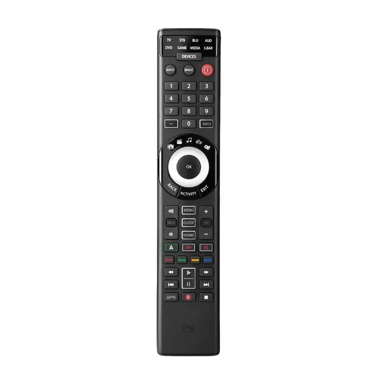 One for All URC7880R | Télécommande universelle intelligente pour tout téléviseur - Série Smart - Pour 8 appareils - Noir