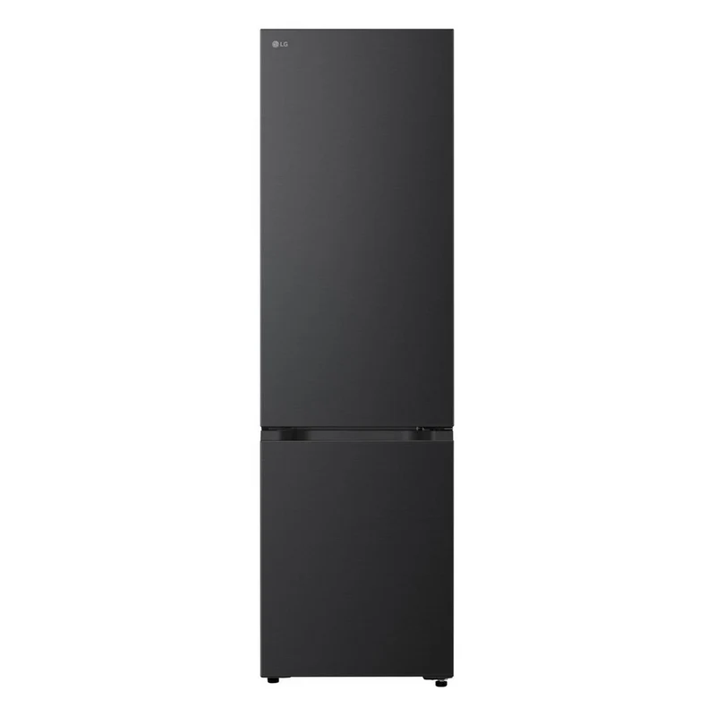 LG GBBS524CEV NatureFRESH 375L Freestanding Frost Free Fridge Freezer Essence Black Steel