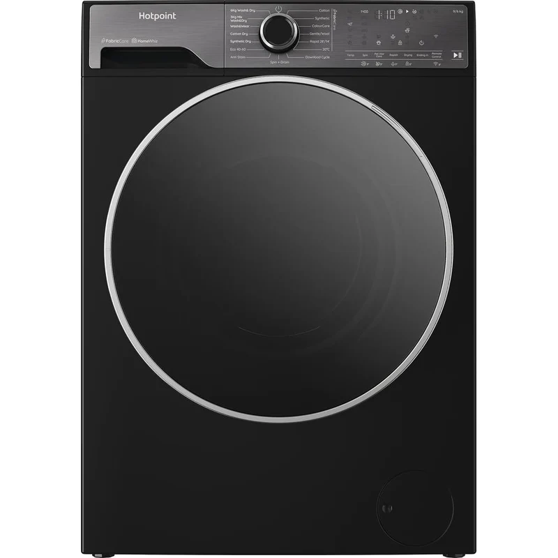 Hotpoint HPD9693BCAREUK 9+6kg 1400 Spin Fabric Care Pro Freestanding Washer Dryer Black