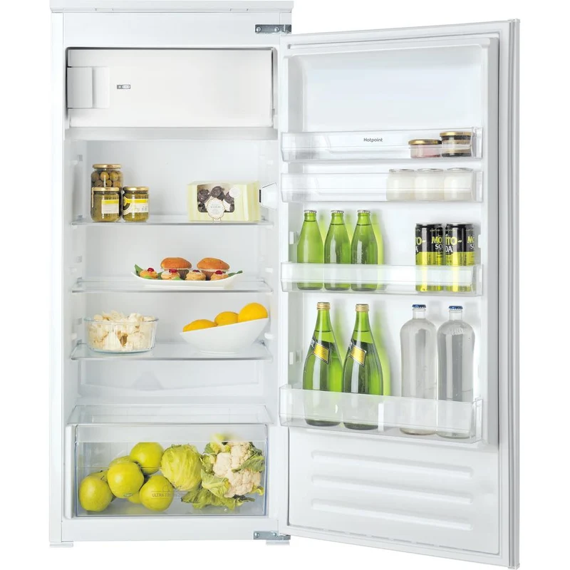 Hotpoint HSZ12A2D2 189L Low Frost Integrated Tall Fridge with Ice Box