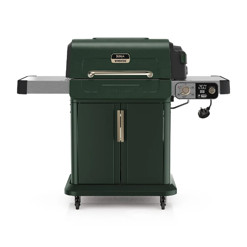 Ninja PG301UKGN FlexFlame Gas BBQ & Outdoor Cooking System Green