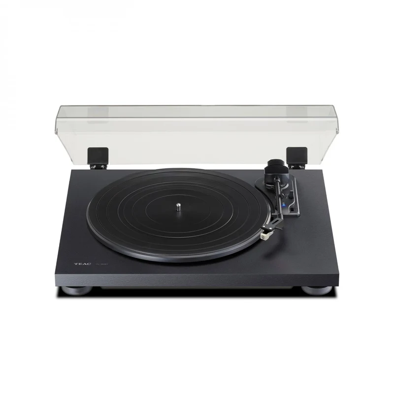 TEAC TN-180BT Bluetooth 3-speed Analog Turntable with Phono EQ In Black