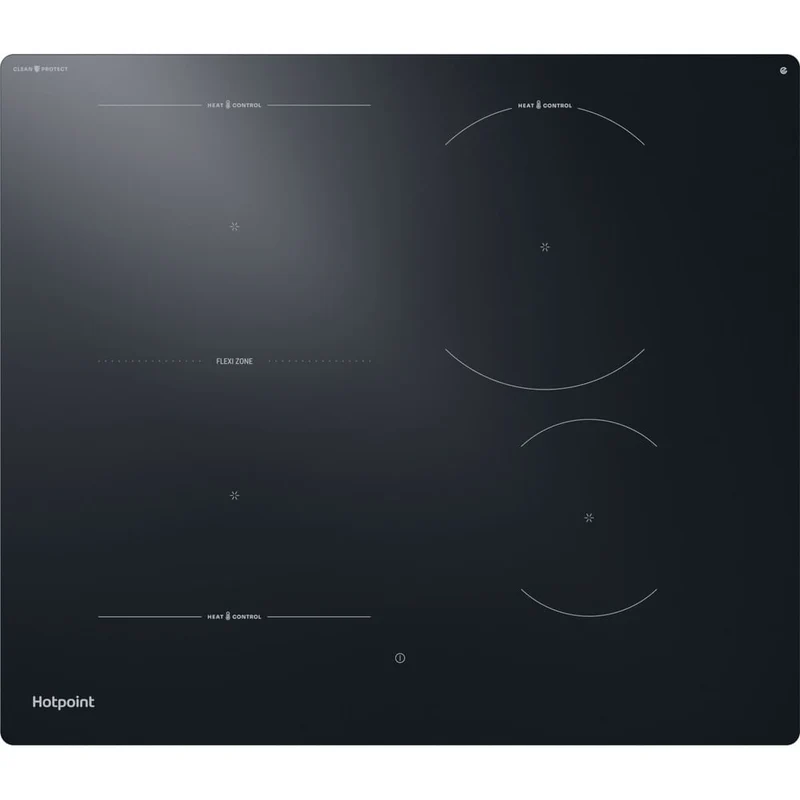 Hotpoint HTX6014DCF 60cm Induction Hob With HeatControl Black