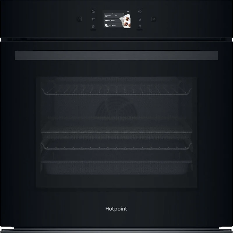 Hotpoint HOI98PT2SBUK Class 8 ActiveMultiflow Electric Single Fan Oven with Air Fry Black