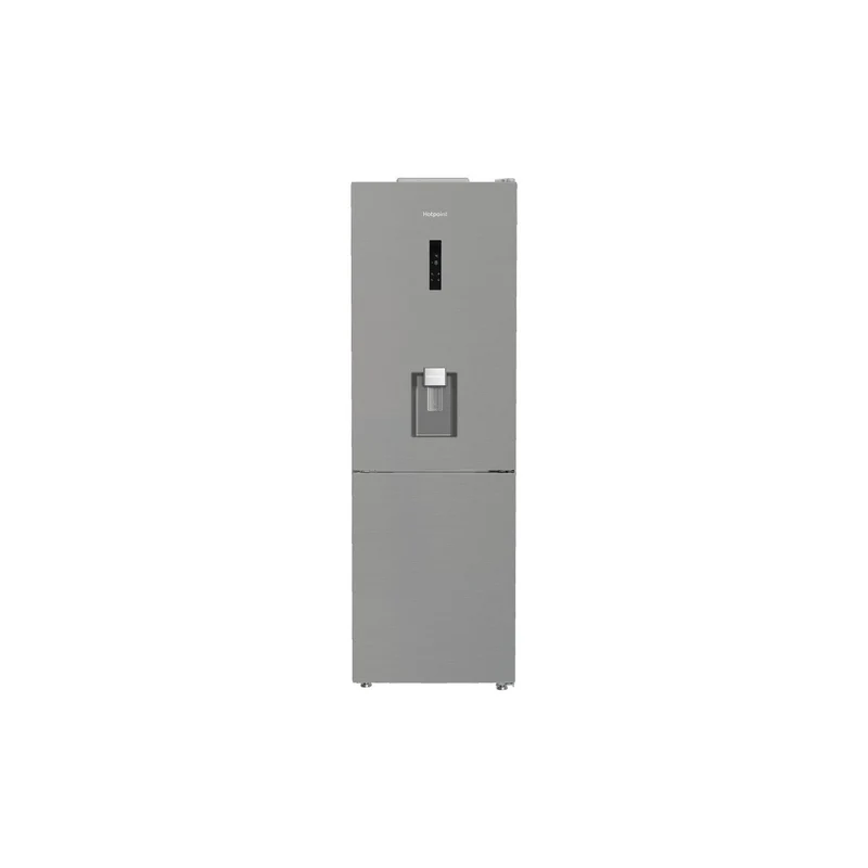 Hotpoint HPK26363WXP4UK Freestanding Dual No Frost Fridge Freezer With Even Flow Inox