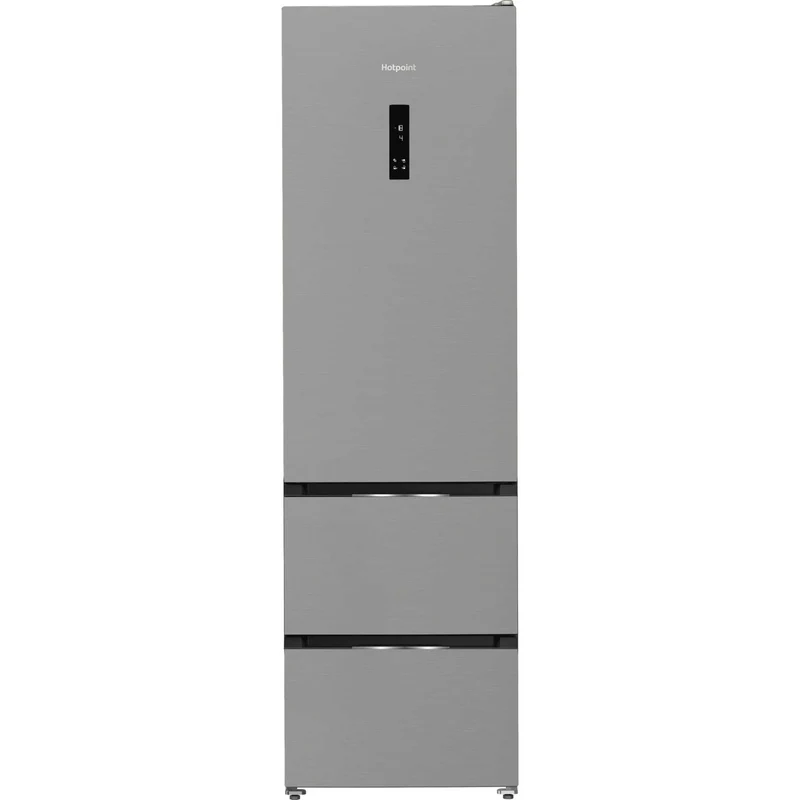 Hotpoint HPKF5351XP4UK Dual No Frost Freestanding Fridge Freezer with Even Flow Inox