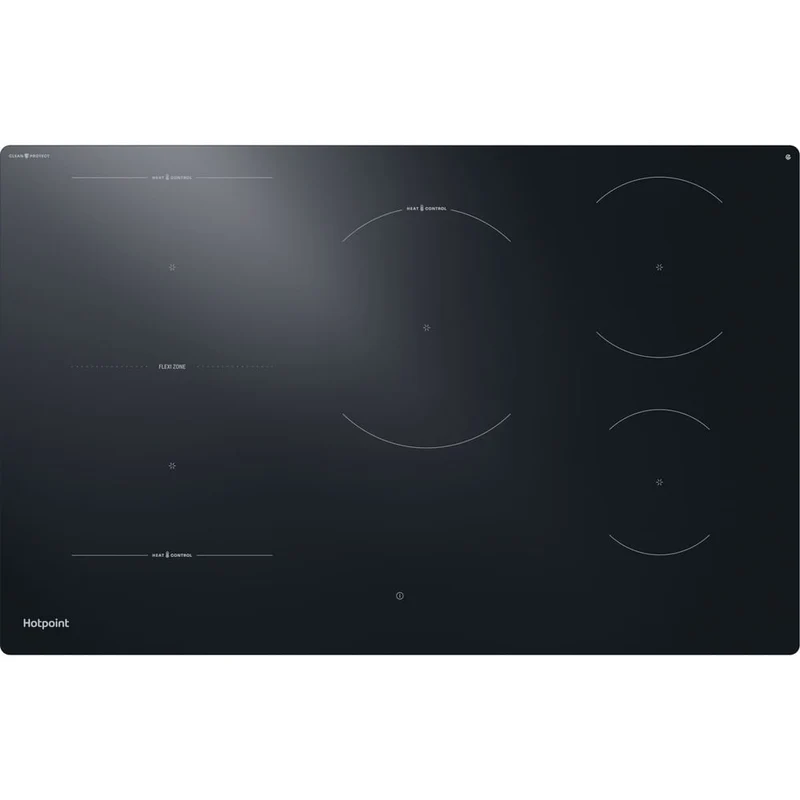 Hotpoint HTX8017DCF2 80cm 5 Zone HeatControl Induction Hob with CleanProtect