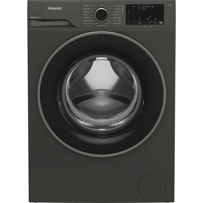 Hotpoint HB 103G CARE UK Freestanding 10kg 1400rpm Washing Machine with PetHairCare Grey HB103GCAREUK