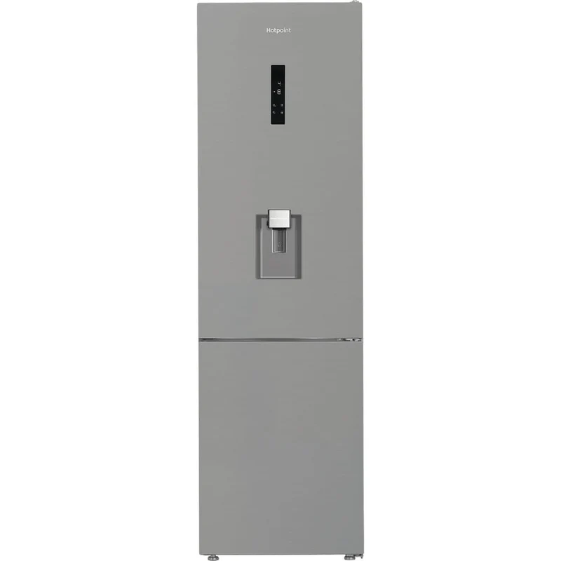 Hotpoint HPK 26403W XP5UK Freestanding Dual No Frost 70/30 Fridge Freezer with Even Flow Brushed Steel HPK26403WXP5UK