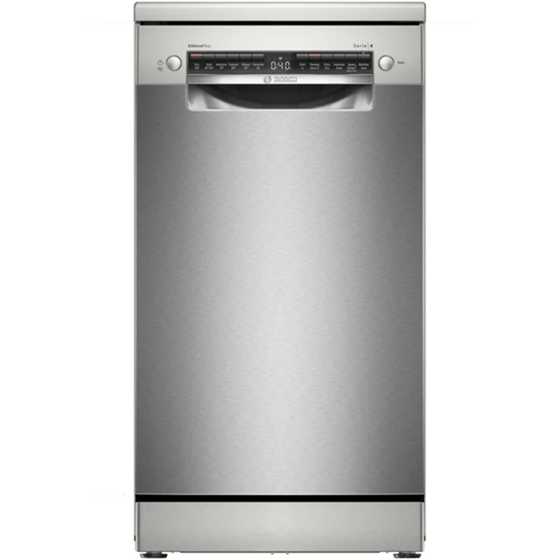 Bosch Series 4 SPS4HMI14G Freestanding 45 cm Slimline Dishwasher 10 Place Settings Brushed Steel