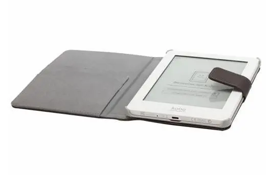 Modelabs Etui Portfolio Cuir Blueway pour liseuse numérique Kobo By Fnac Taupe