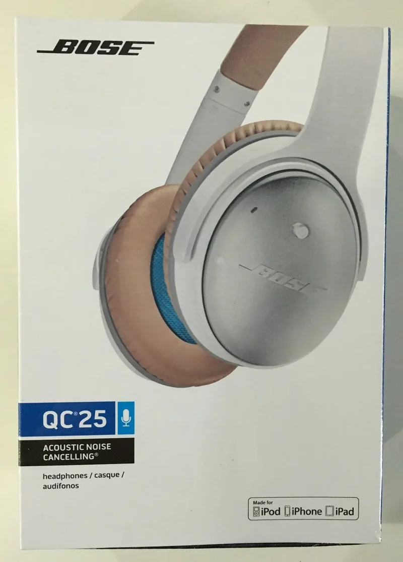 Bose® Casque audio nomade QuietComfort qc25 Blanc pour IOS