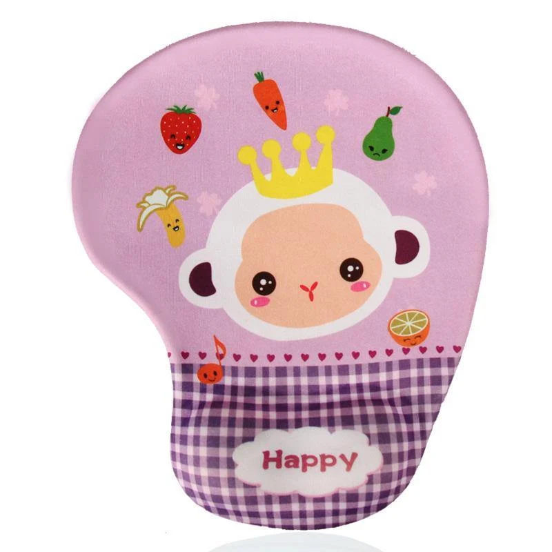 Cute Mouse Pads w/ Wrist Support