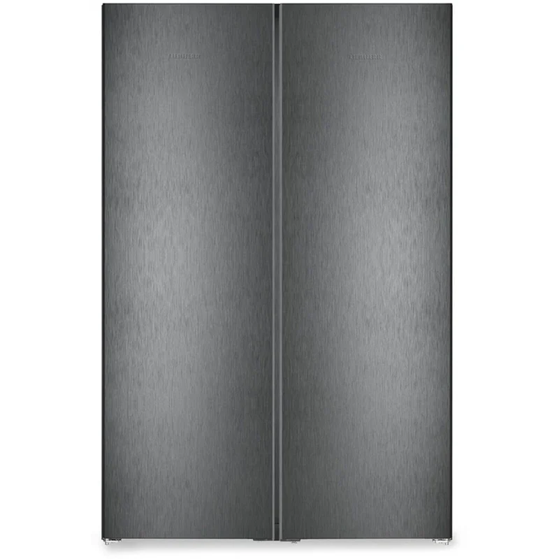 Liebherr XRFBD5220 677L Freestanding No Frost Black Side by Side Fridge Freezer in Black Steel