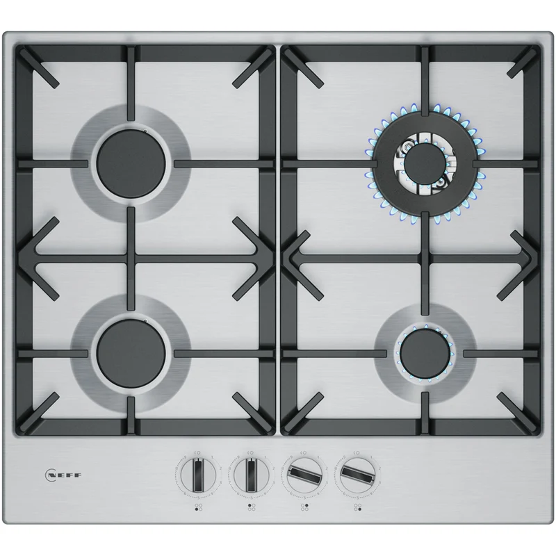 Neff T26CIH8N0 N70 Flame Select 60cm Stainless Steel Gas Hob