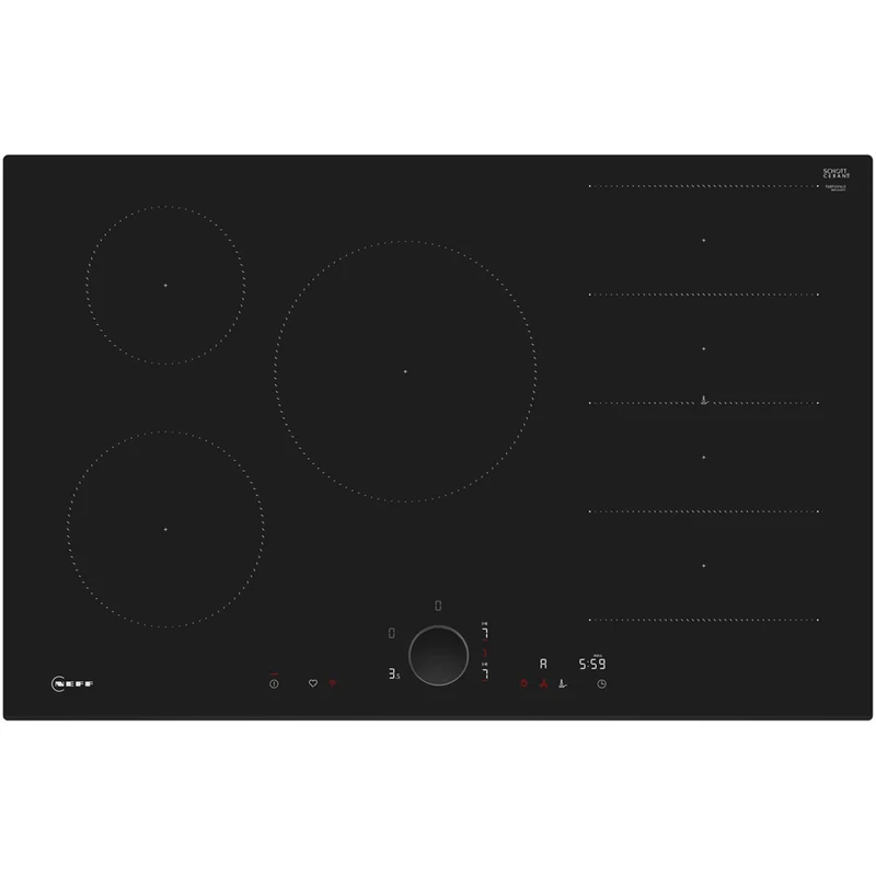 Neff T68FUV4L0 N80 80cm Flex Induction Hob with Twist Pad Control