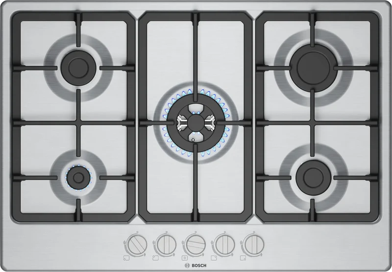 Bosch Series 4 PGQ7B5K90 75cm Gas Hob Stainless steel