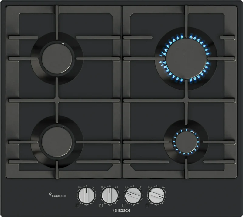 Bosch Series 6 PCP6A6I90 60cm Gas Hob Black
