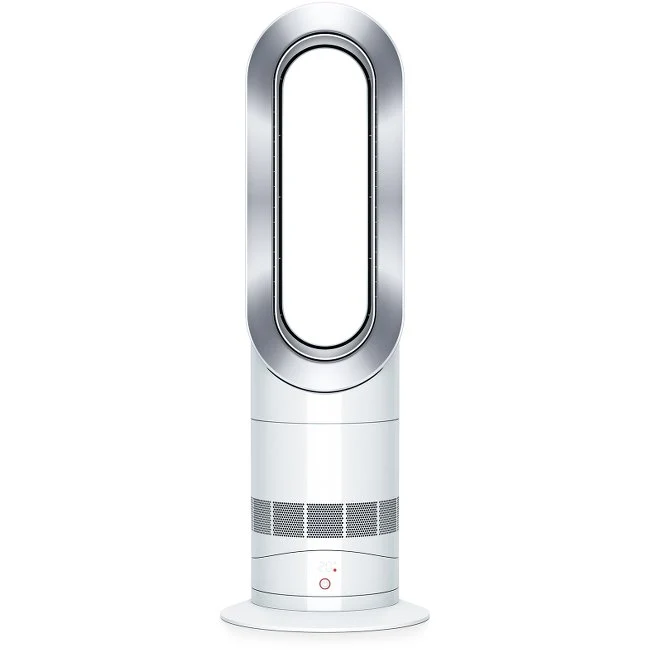 Dyson AM09 Hot + Cool™ Jet Focus Fan Heater White Nickel