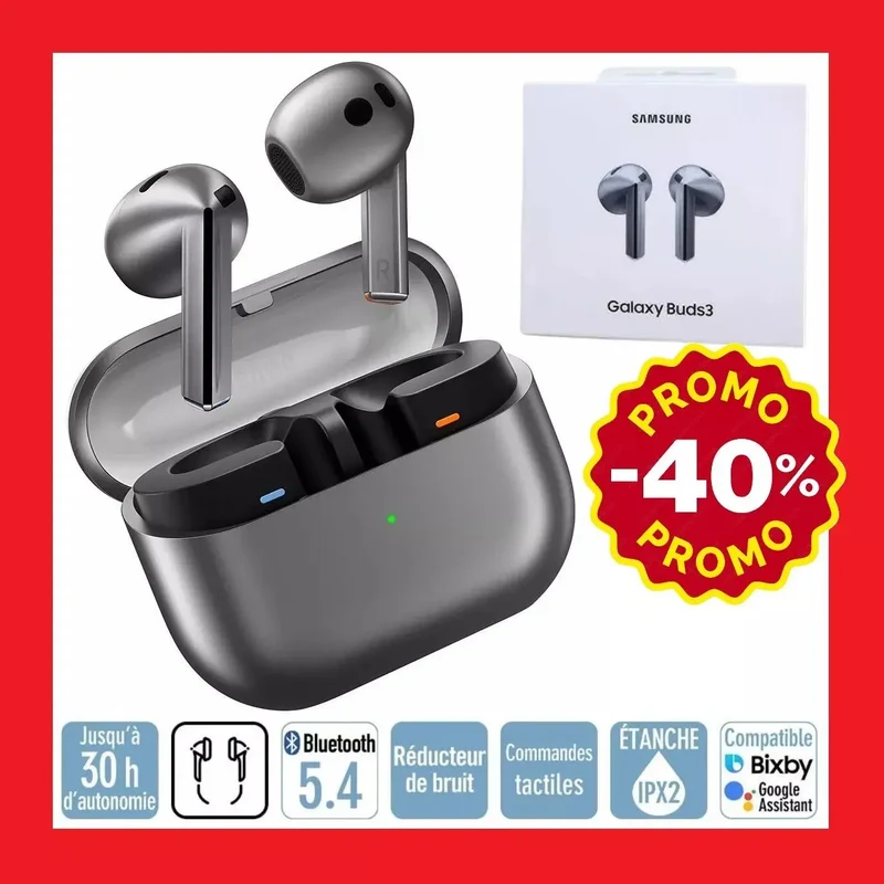 Samsung Galaxy Buds 3 Headset True Wireless Stereo (TWS) In-ear Calls/Music USB Type-C Bluetooth Silver