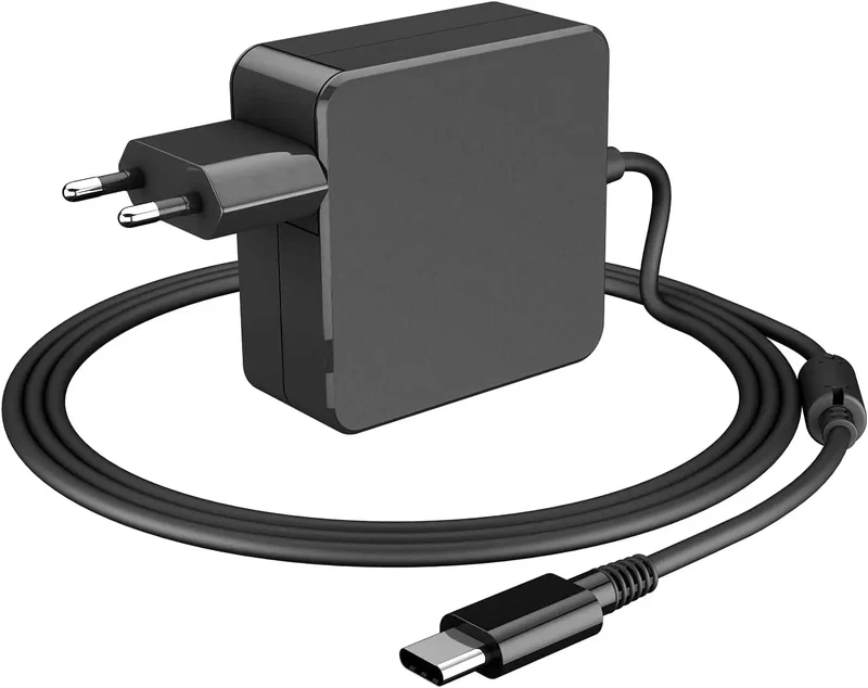 chargeur universel USB type C charger, compatible with all smartphones and laptops with USB C or type C port, USB-C power supply for models from Mac Pro & Air, Lenovo, ASUS, Huawei, HP