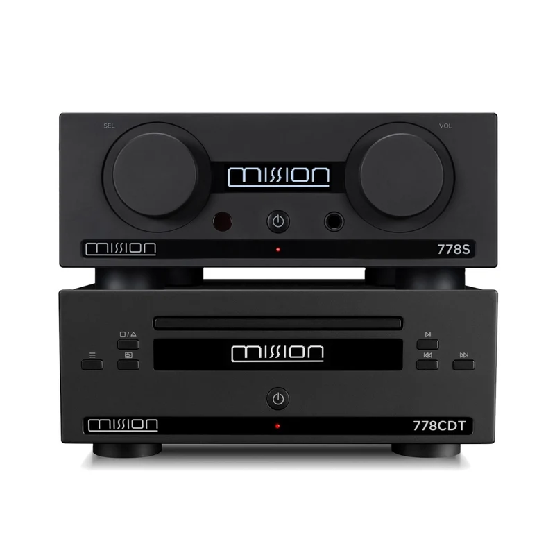Mission 778S Network Music Streamer and 778CDT CD Transport Hi-Fi Bundle - Black