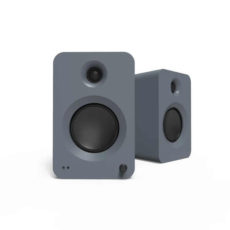 Kanto REN 200W Powered Bookshelf Speakers Pair with HDMI ARC USB-C and Bluetooth 5.3 - Matte Grey