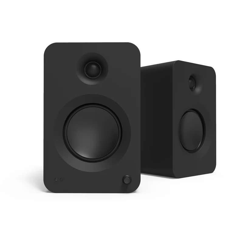 Kanto REN 200W Powered Bookshelf Speakers Pair with HDMI ARC USB-C and Bluetooth 5.3 - Matte Black