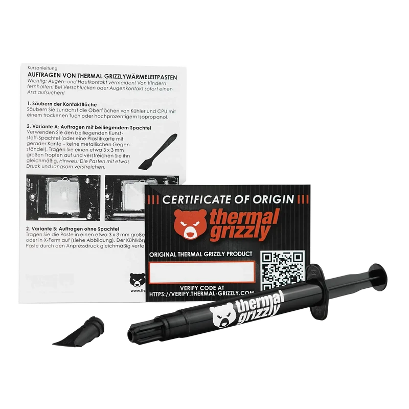 TG-K-015-R Thermal Grizzly Kryonaut Wärmeleitpaste 5.55g // pate thermique