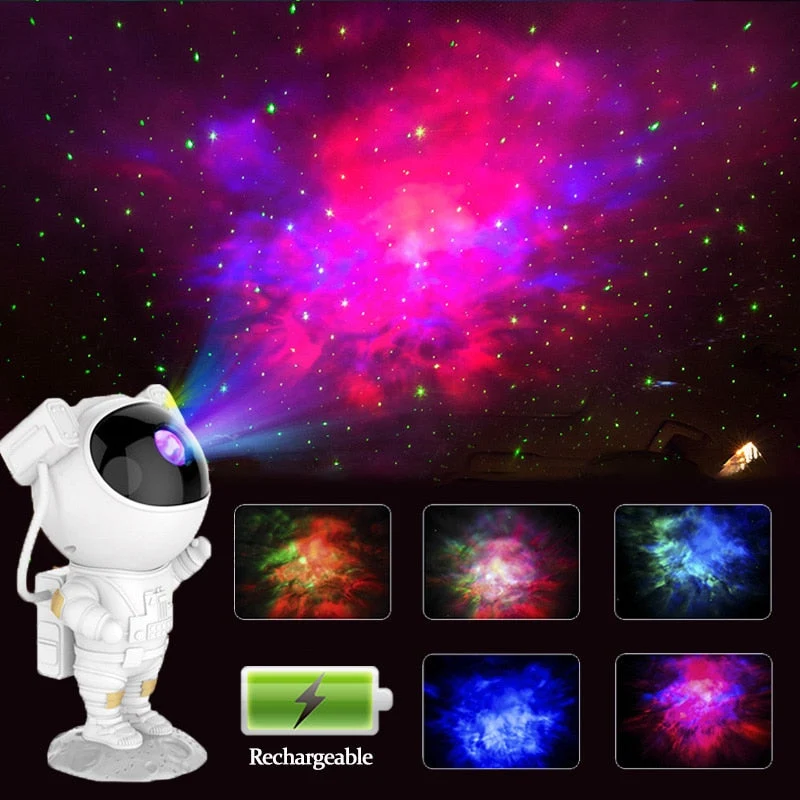 Astronaut Galaxy Projector | Rechargeable Galaxy Star Light