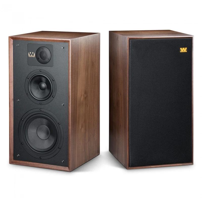 Wharfedale Linton Heritage Standmount Bookshelf Speakers Pair - Walnut
