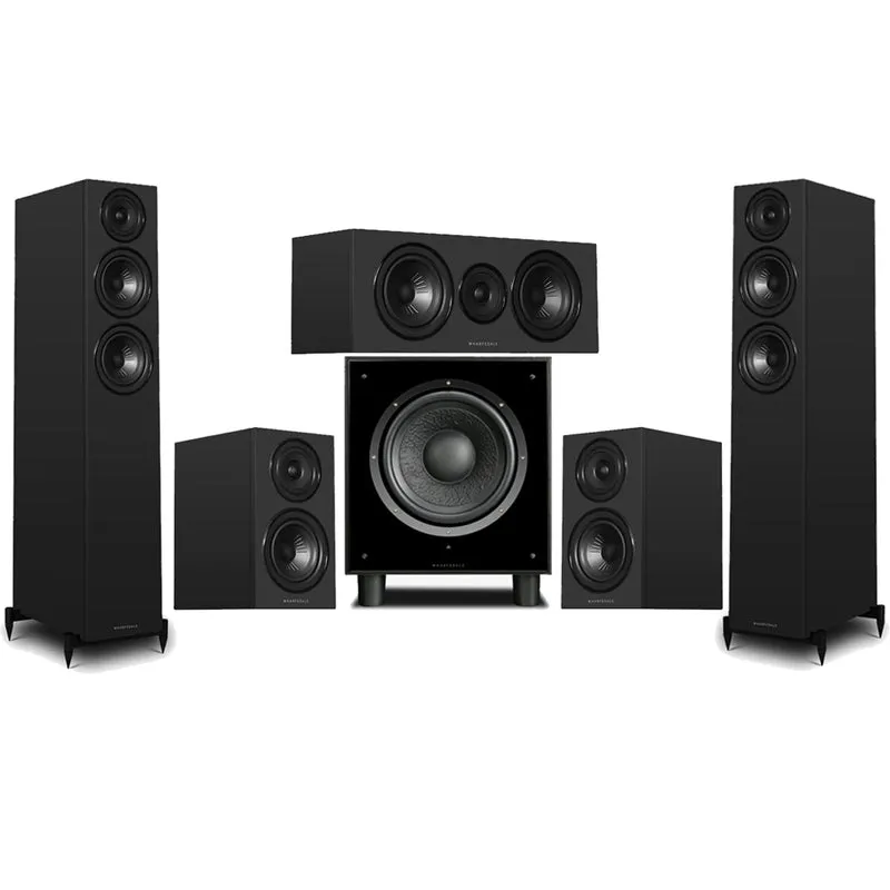 Wharfedale Diamond 12.3i HCP 5.1 Home Cinema Speaker Package - Black