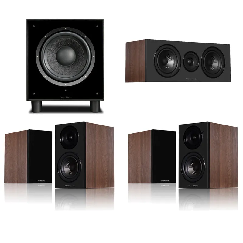 Wharfedale Diamond 12.1i HCP 5.1 Home Cinema Speaker Package - Walnut