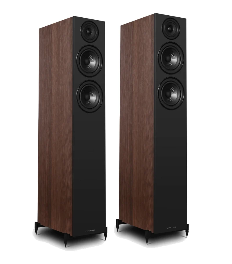 Wharfedale Diamond 12.4i Floorstanding Speakers Pair - Walnut
