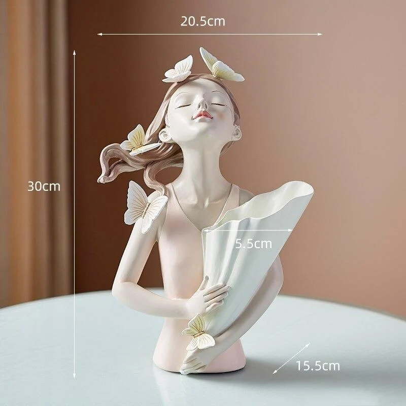 Butterfly Figurine Vase
