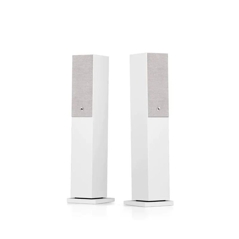 Audio Pro A38 W Wireless Multiroom Bluetooth Floorstanding Speakers Pair White