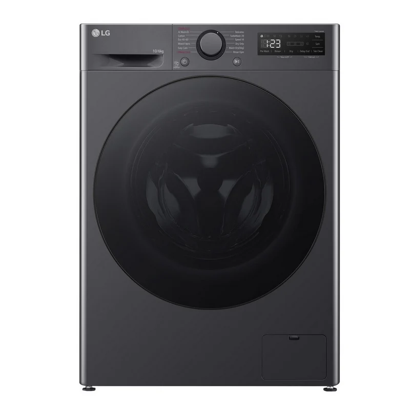 LG Series 4 Pro AI Direct Drive FWY706GBTN1 10kg/6kg 1400 Spin Washer Dryer Slate Grey - A/D Rated