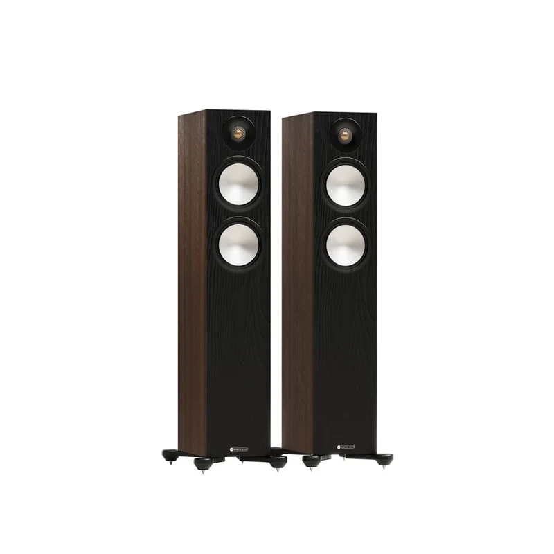 Monitor Audio Bronze 300 7G Floorstanding Speakers Pair Walnut