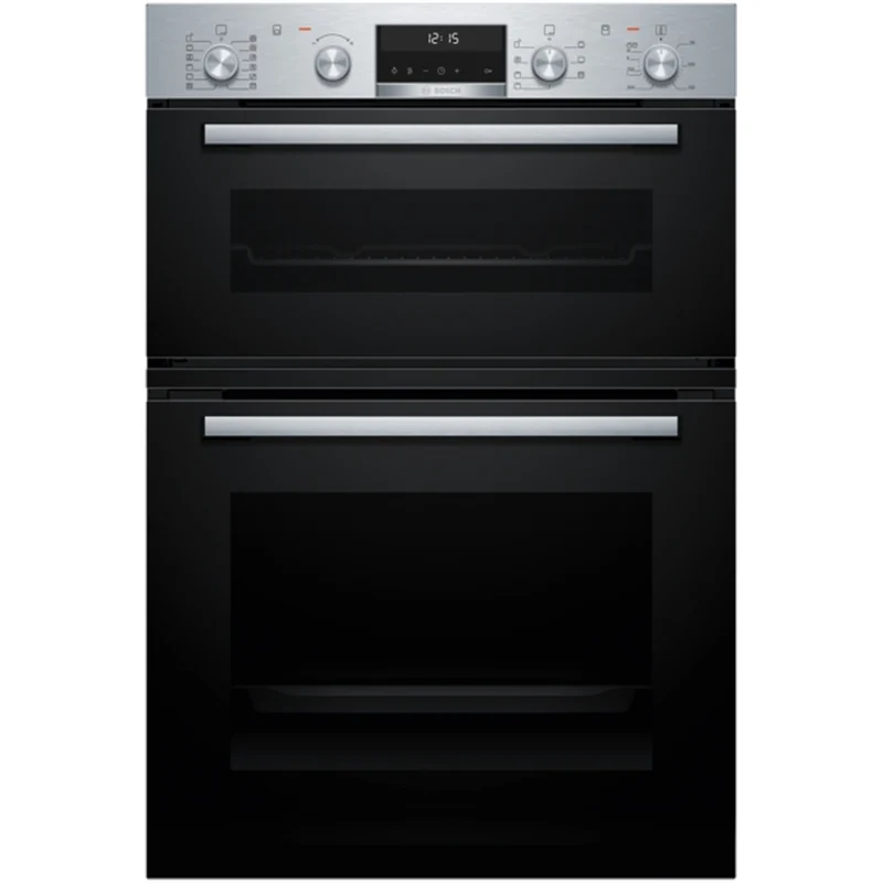Bosch MBA578BS7B Series 6 Built-In Electric Double Oven Stainless Steel - A Rated